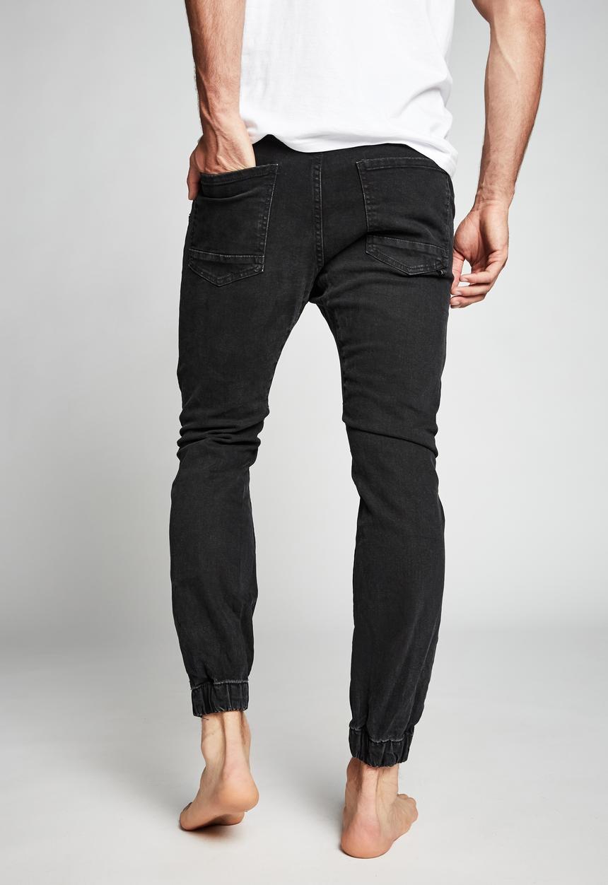 Cotton On - Slim denim jogger - black