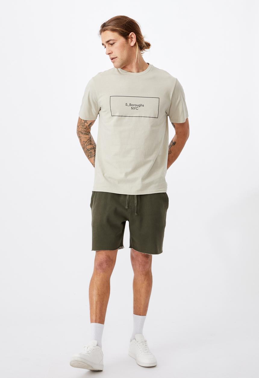 Cotton On - 5_boroughs boxed tbar street T-shirt - smoke