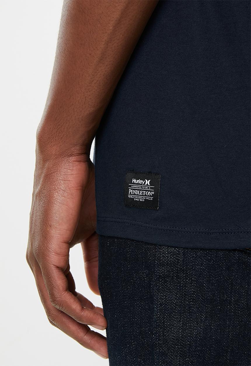 Hurley - Pendleton crater lake tee - navy
