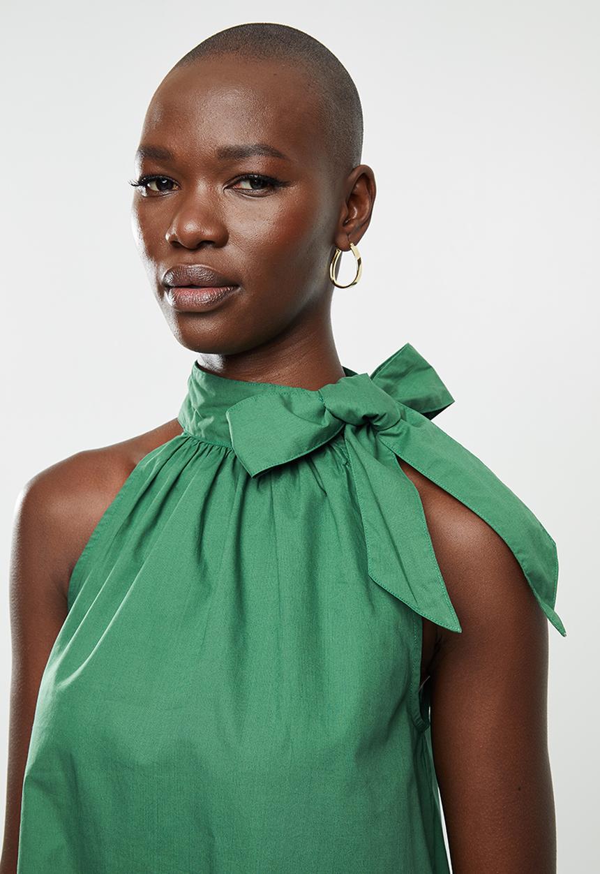 MANGO - Mareia dress - dark green