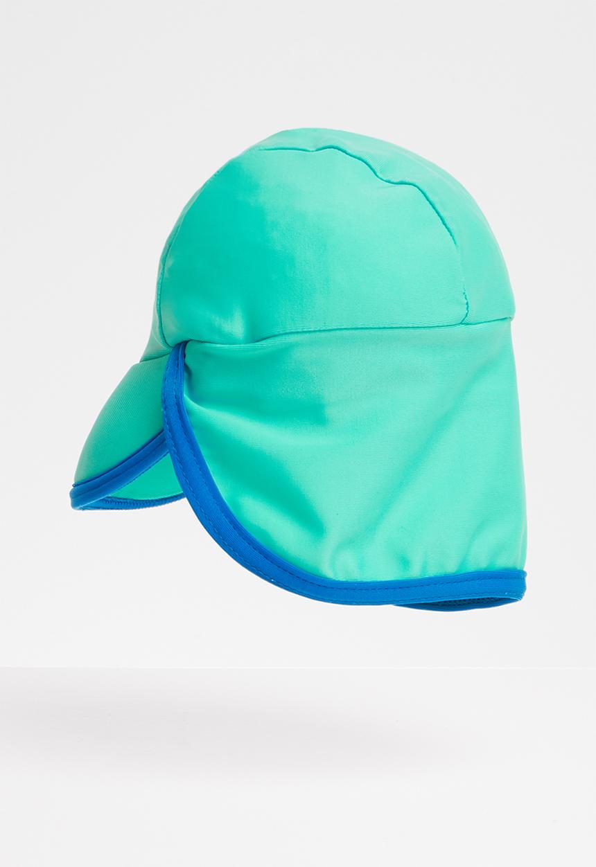 Pop Candy - Baby uv sun hat - blue & turquoise