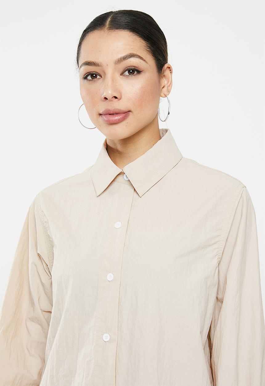 Missguided - Button shirt - neutral