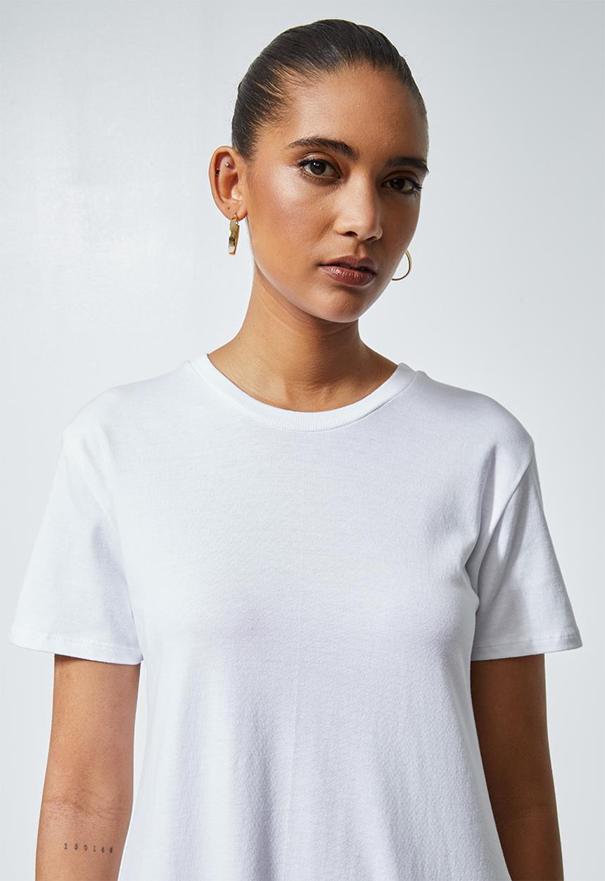 Superbalist - Trapeze pocket detail dress - white