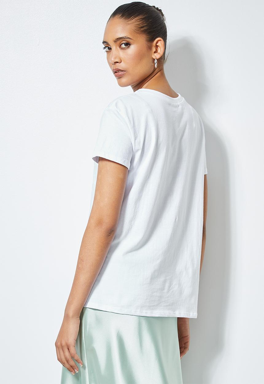 Superbalist - Printed tee - white 