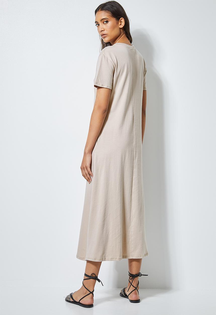 Superbalist - Trapeze pocket detail dress - neutral