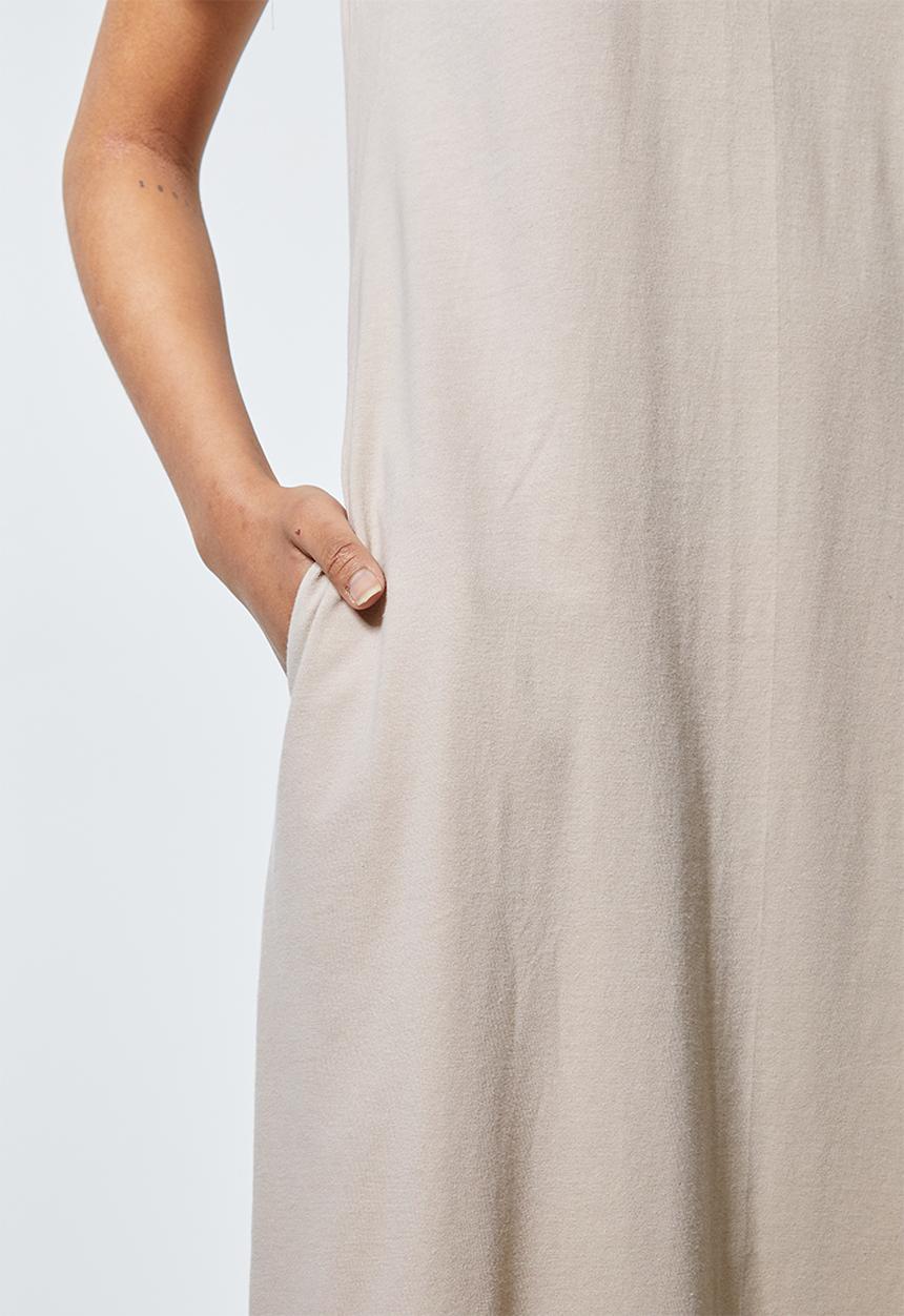 Superbalist - Trapeze pocket detail dress - neutral