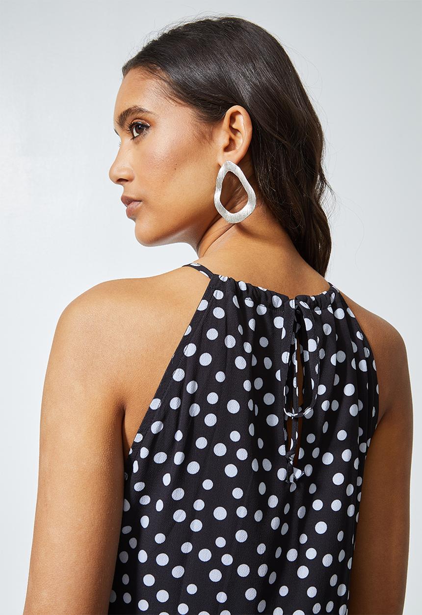 Superbalist - Halter maxi dress - black & white