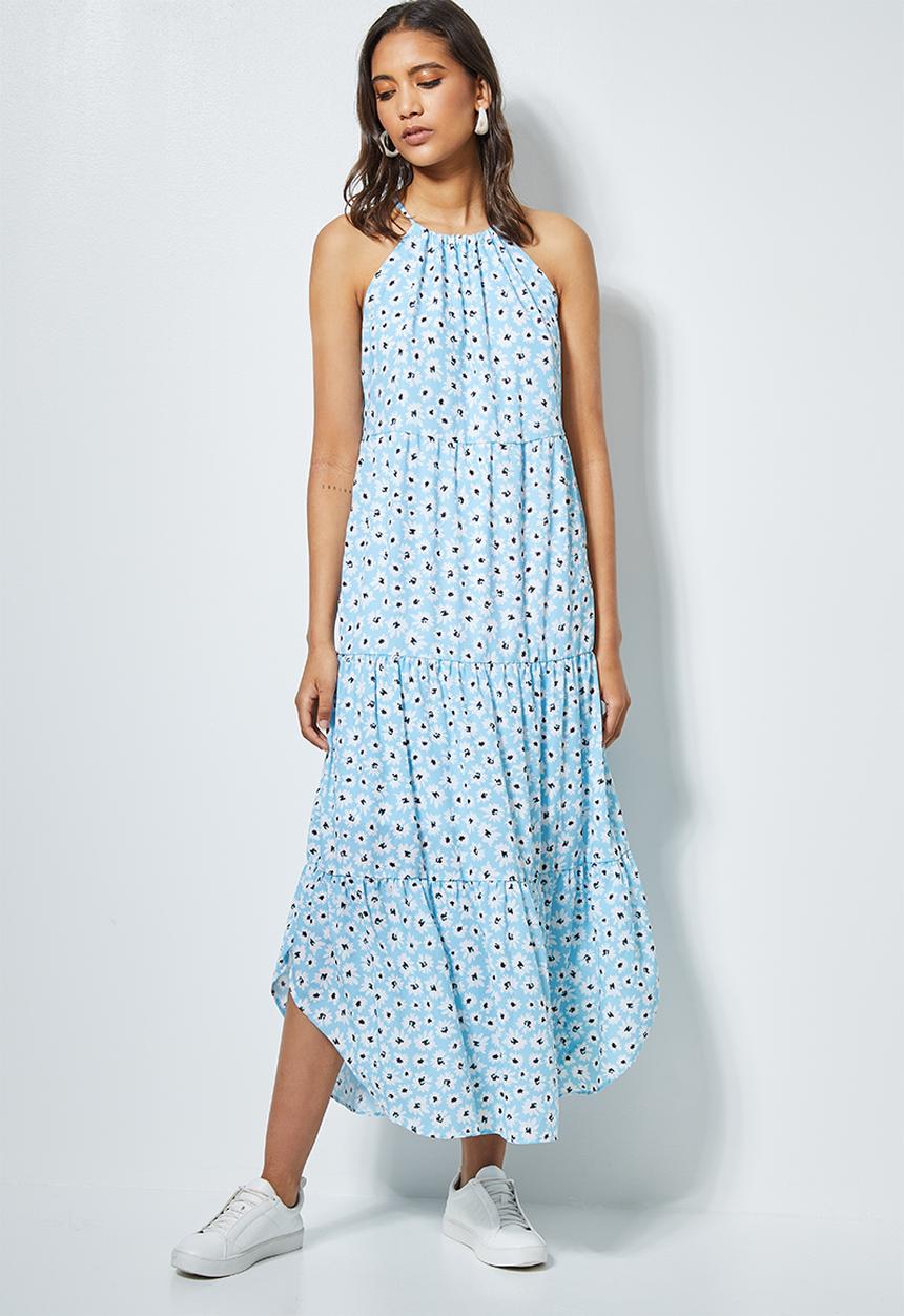 Superbalist - Halter maxi dress - blue 