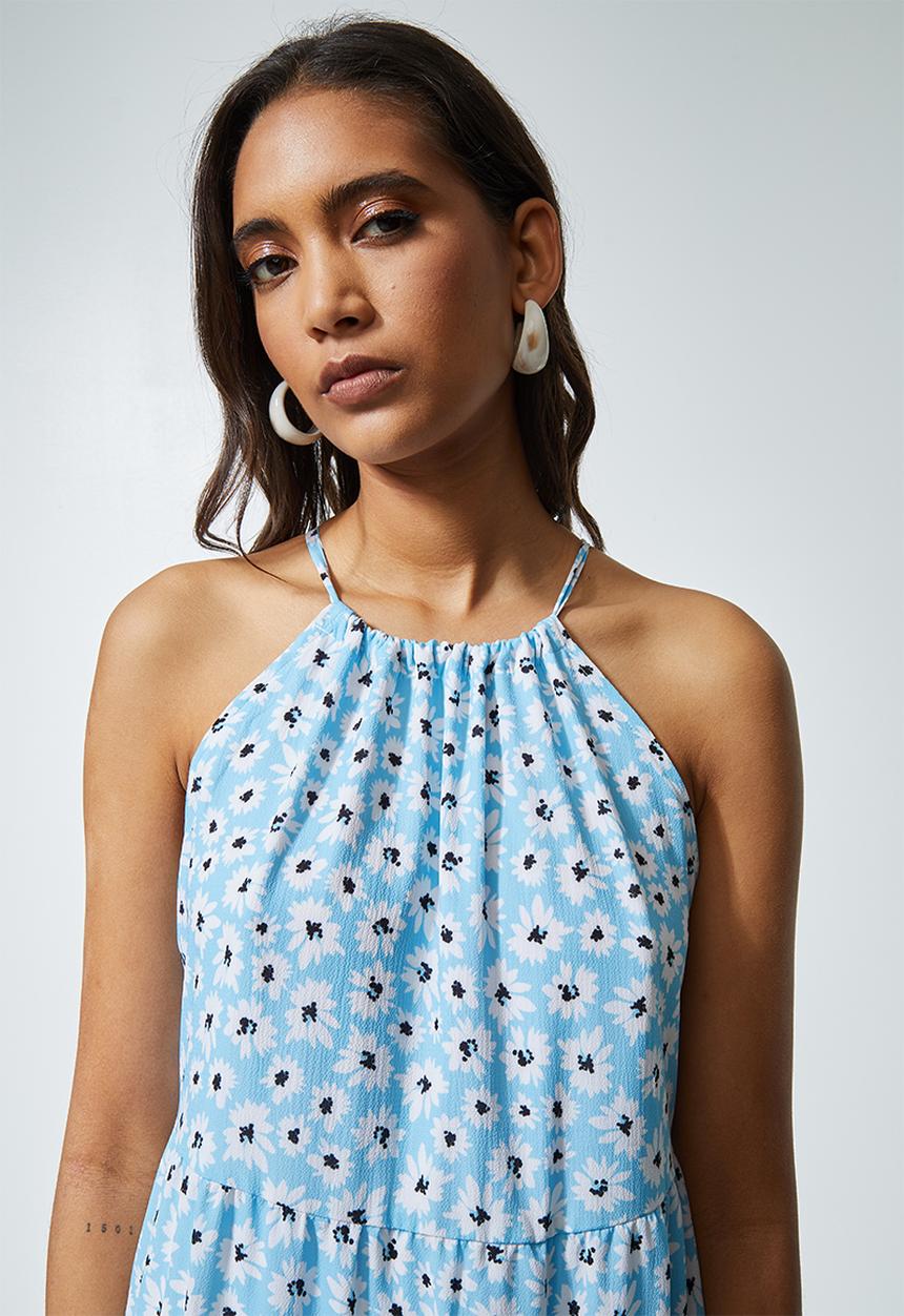 Superbalist - Halter maxi dress - blue 