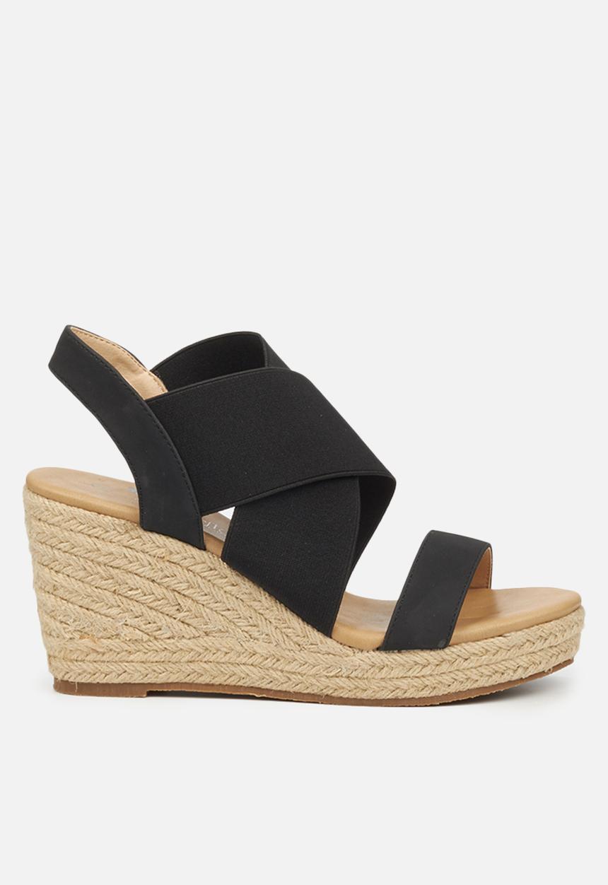 Butterfly Feet - Safarina wedge - black