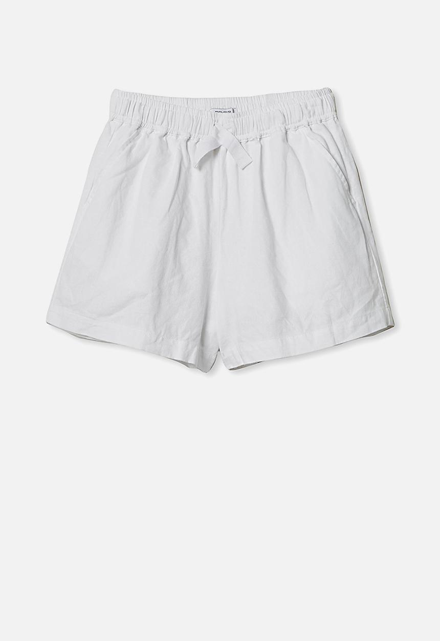 Free by Cotton On - Chelsea woven short - white