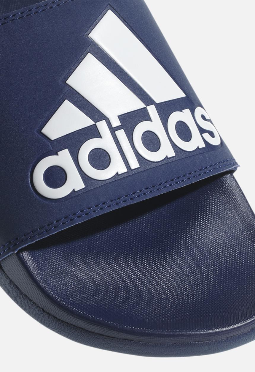 adidas Originals - Adilette comfort slides - dark blue & cloud white