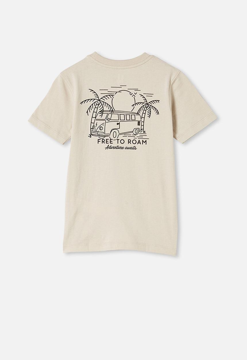 Cotton On - Max skater short sleeve tee - neutral 