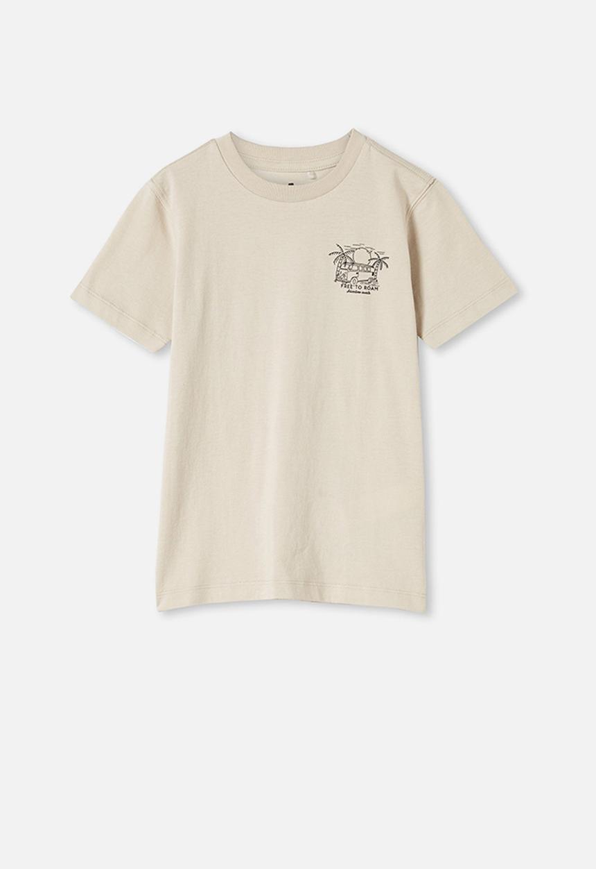 Cotton On - Max skater short sleeve tee - neutral 