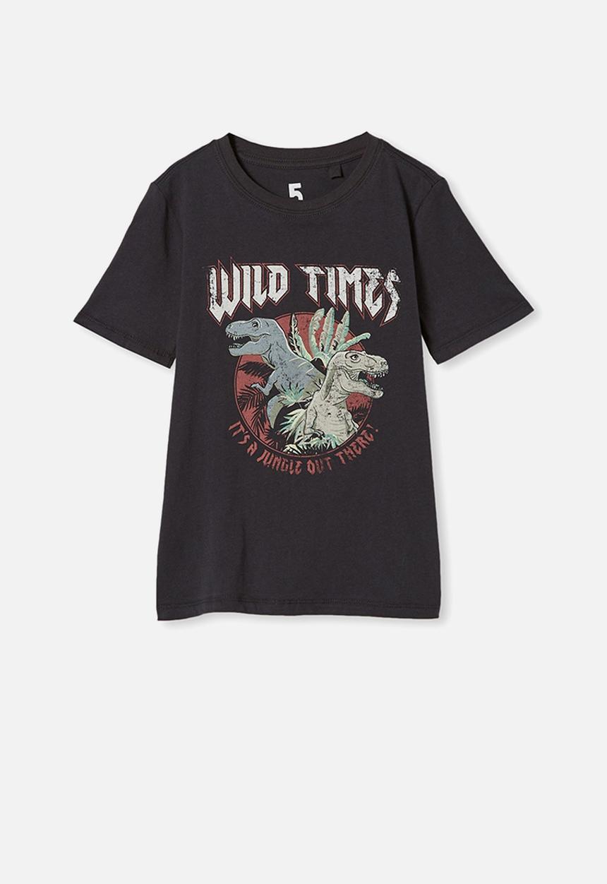 Cotton On - Max skater short sleeve tee - black 