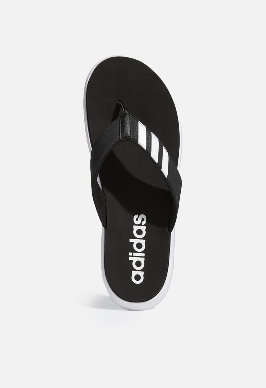 adidas Originals - Comfort flip flop - core black & cloud white