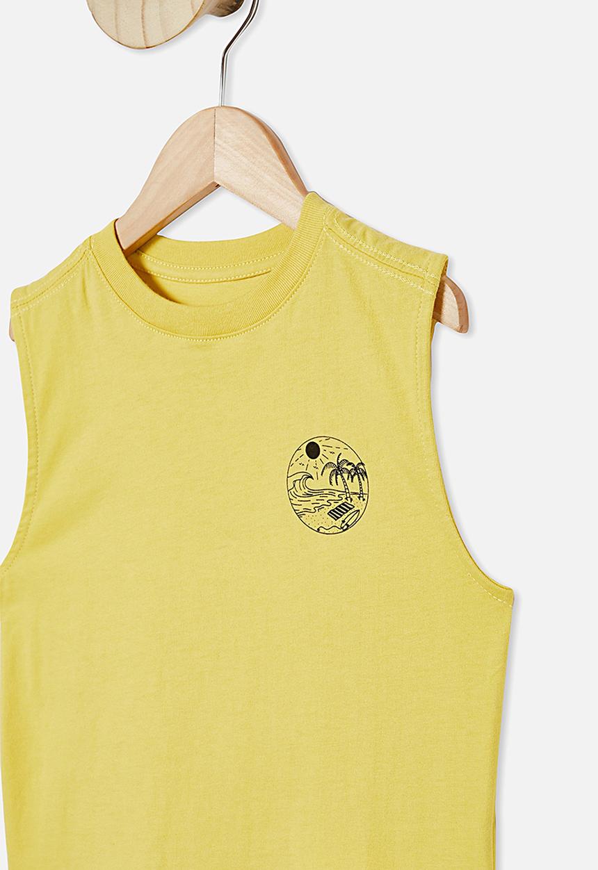 Cotton On - Otis muscle tank - yellow