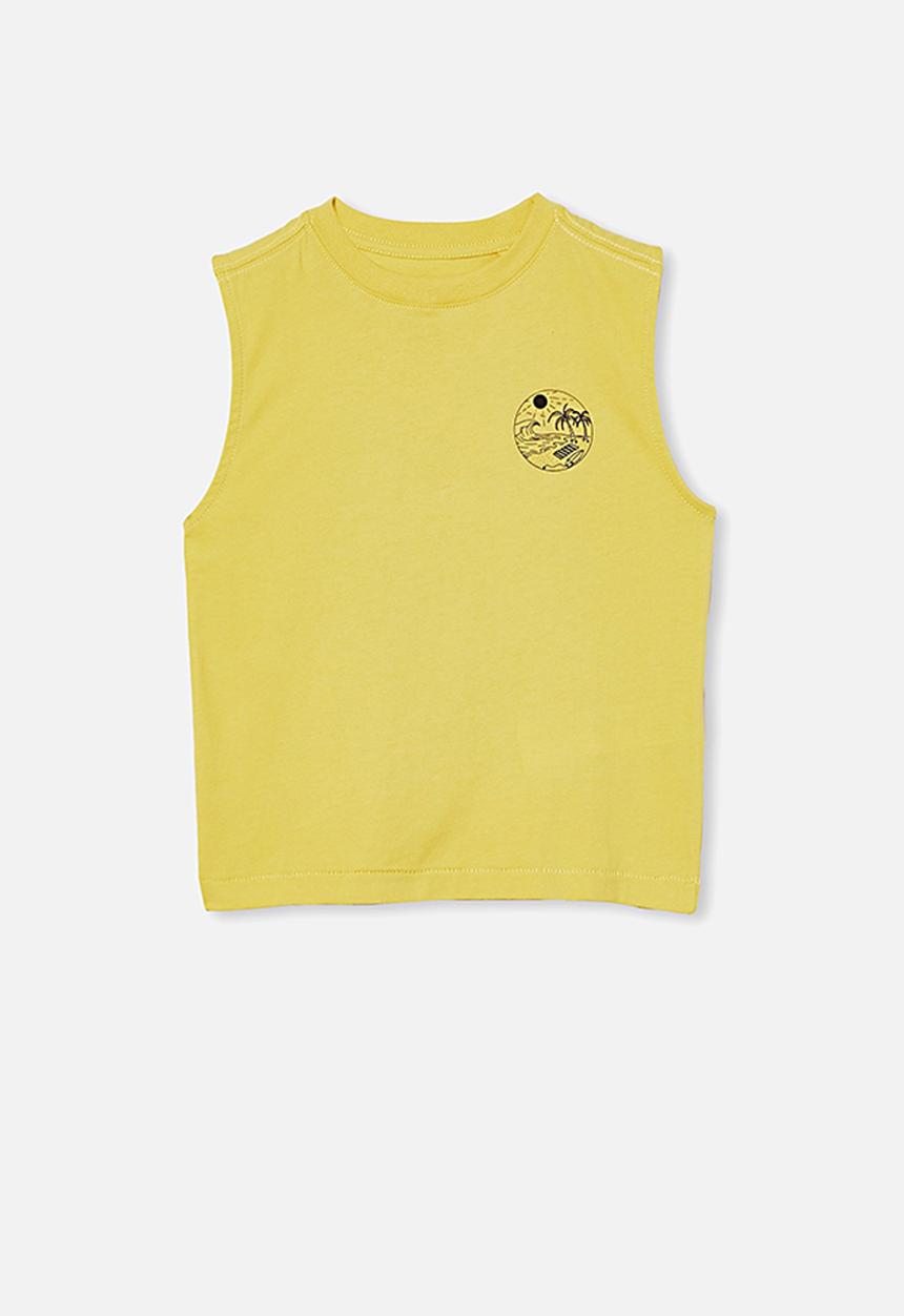 Cotton On - Otis muscle tank - yellow