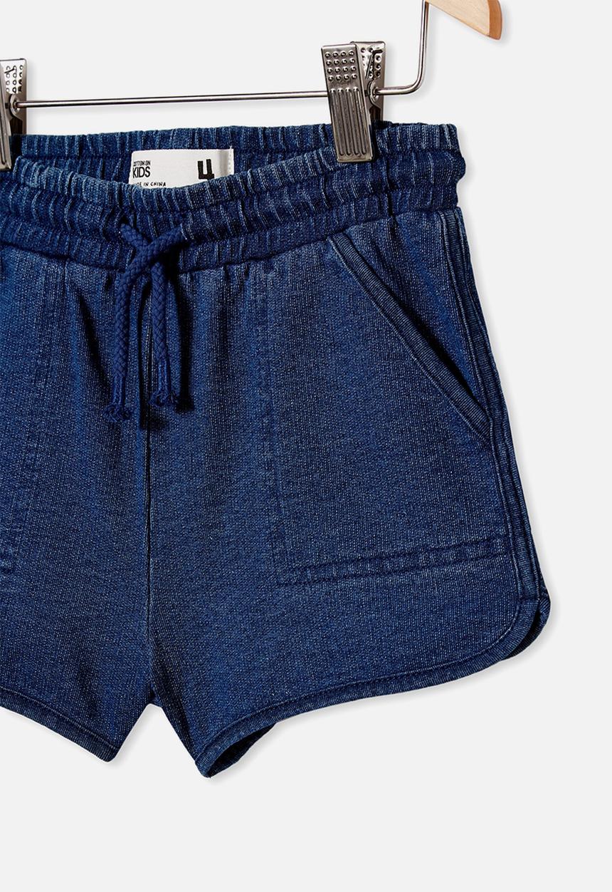 Cotton On - Nina knit short - mid blue wash
