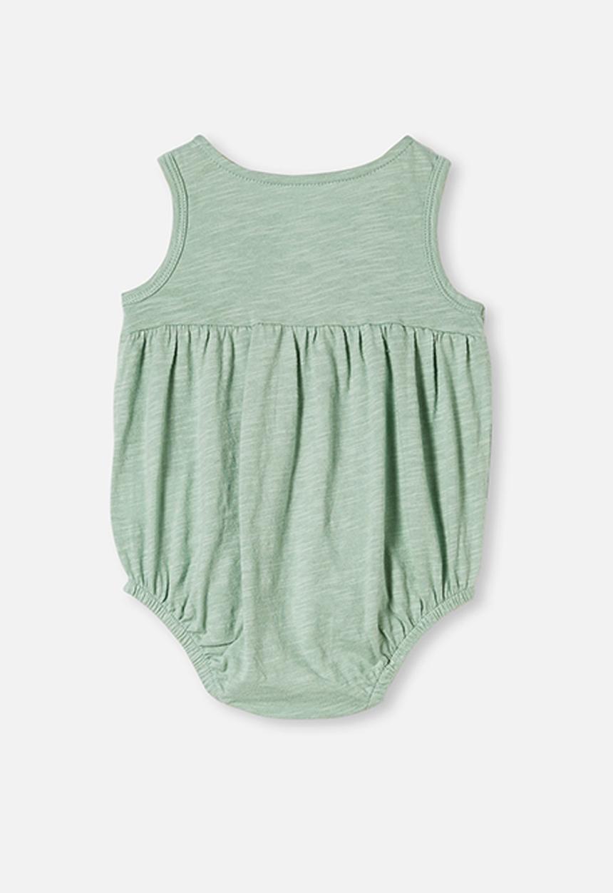 Cotton On - Craigelina singlet bubbysuit - green 