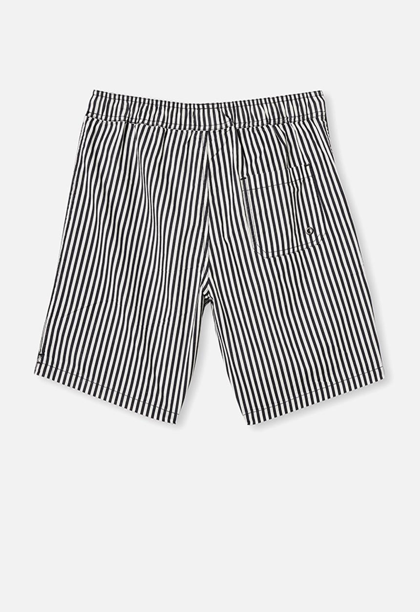 Free by Cotton On - Boys volly short - navy & white