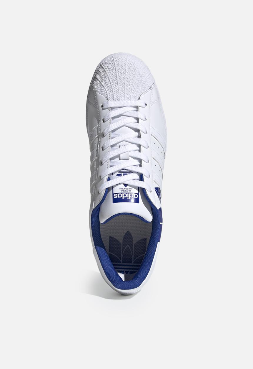 adidas Originals - Superstar - white/royal blue