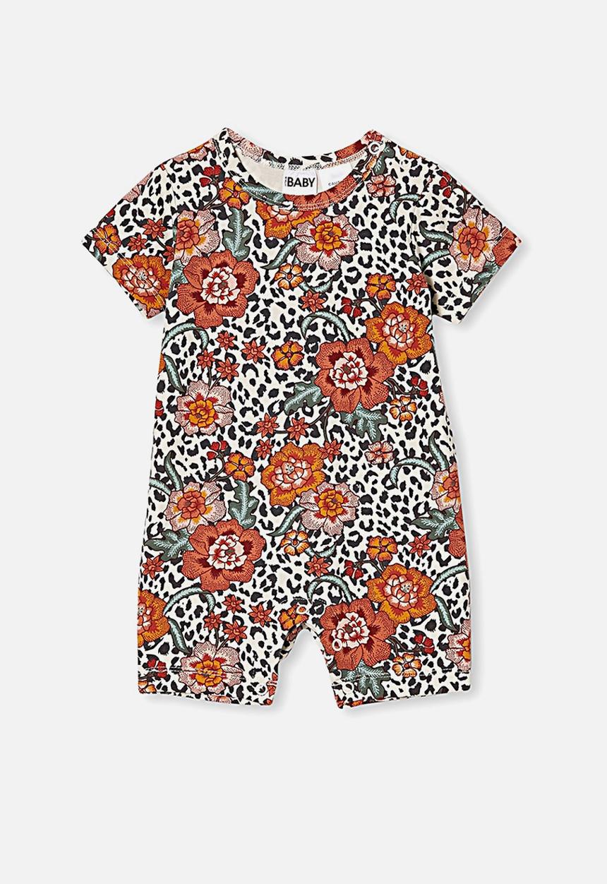 Cotton On - The short sleeve romper - multi 