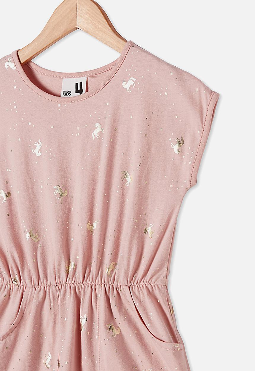 Cotton On - Sigrid short sleeve dress - pink