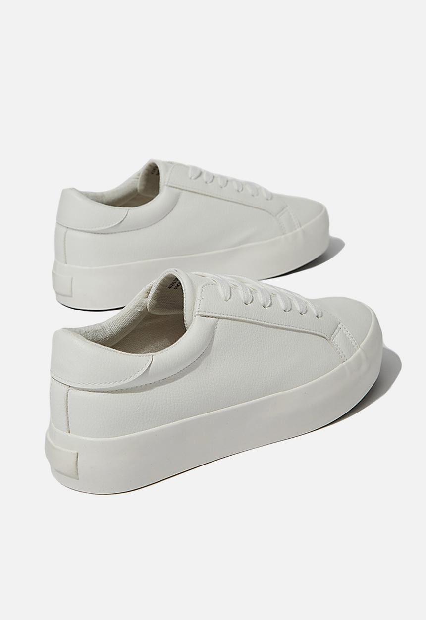 Cotton On - Ally platform sneaker - white