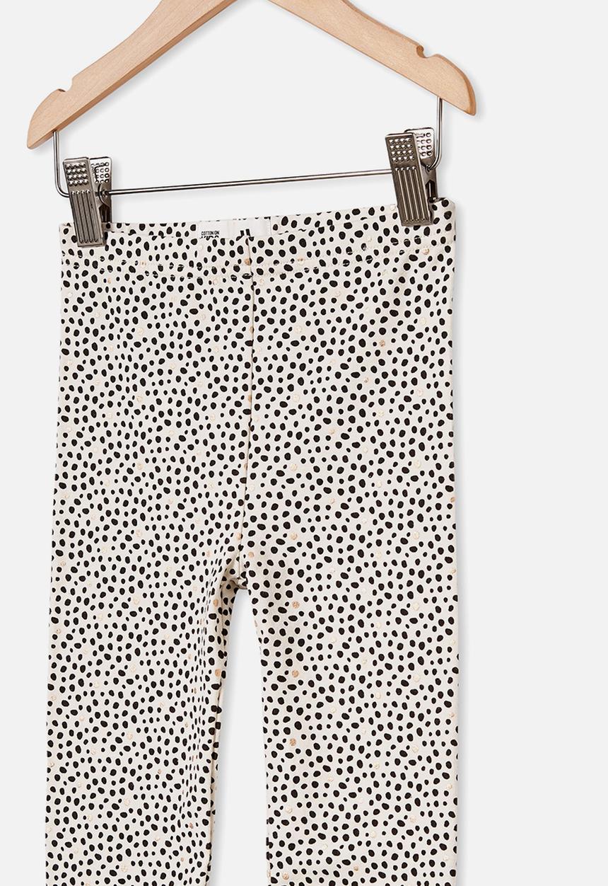 Cotton On - Huggie tights - cream & black 