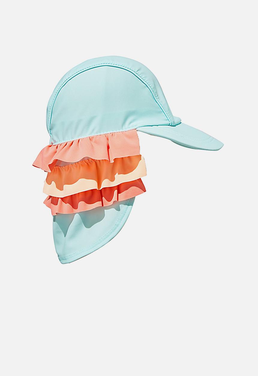 Cotton On - Swim hat - dream blue retro coral
