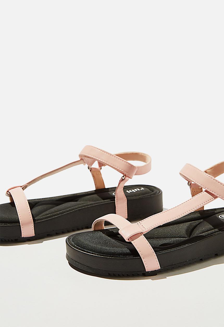 Cotton On - Malmo flatform sporty sandal - blush pink