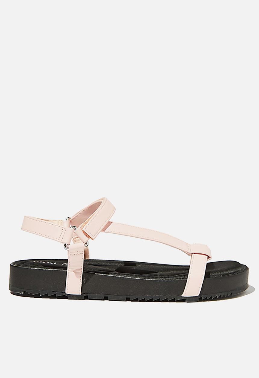 Cotton On - Malmo flatform sporty sandal - blush pink
