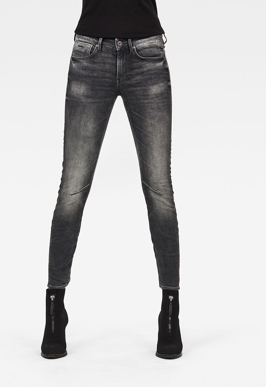 G-STAR - Arc 3d mid skinny womens jeans - vintage basalt