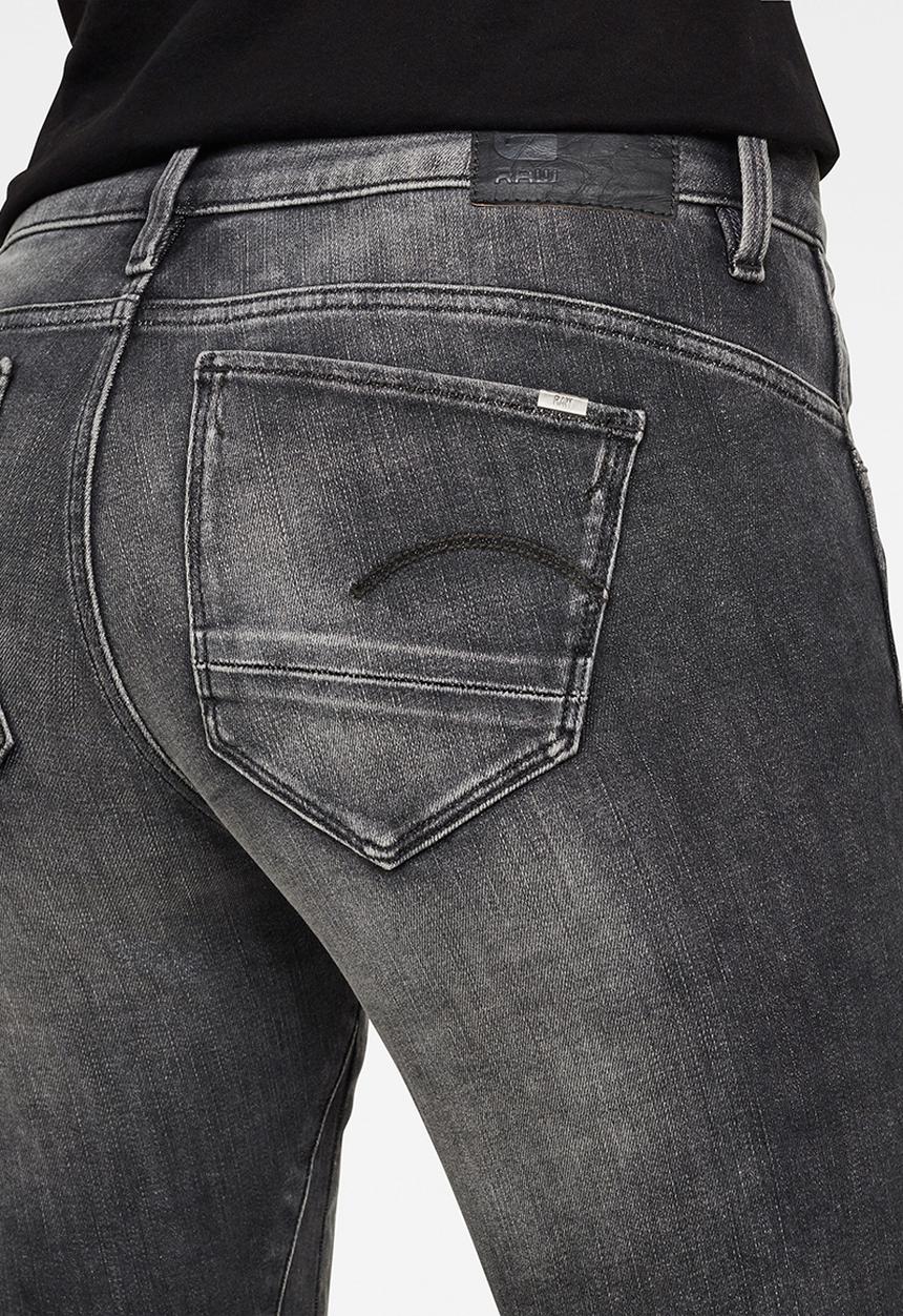 G-STAR - Arc 3d mid skinny womens jeans - vintage basalt