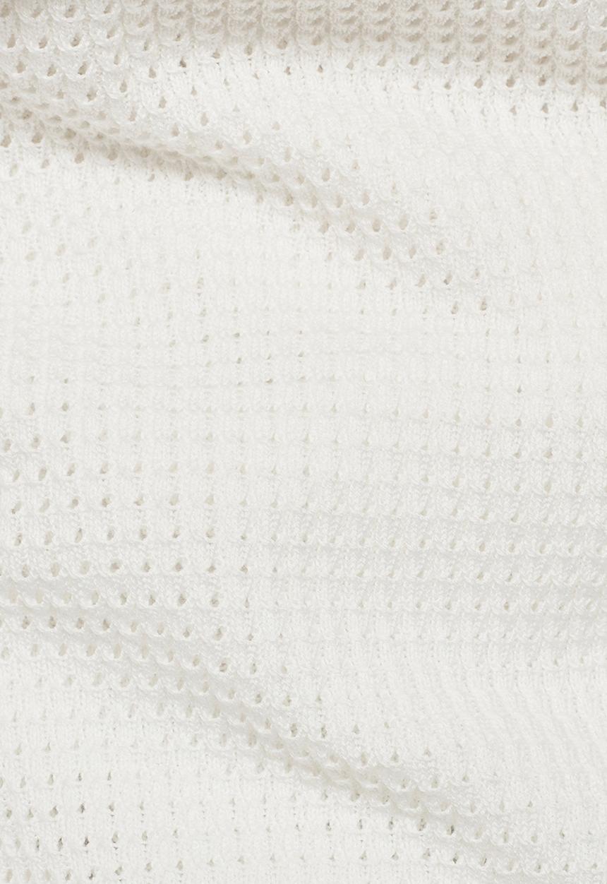 G-STAR - Meshi knit  short sleeve - milk
