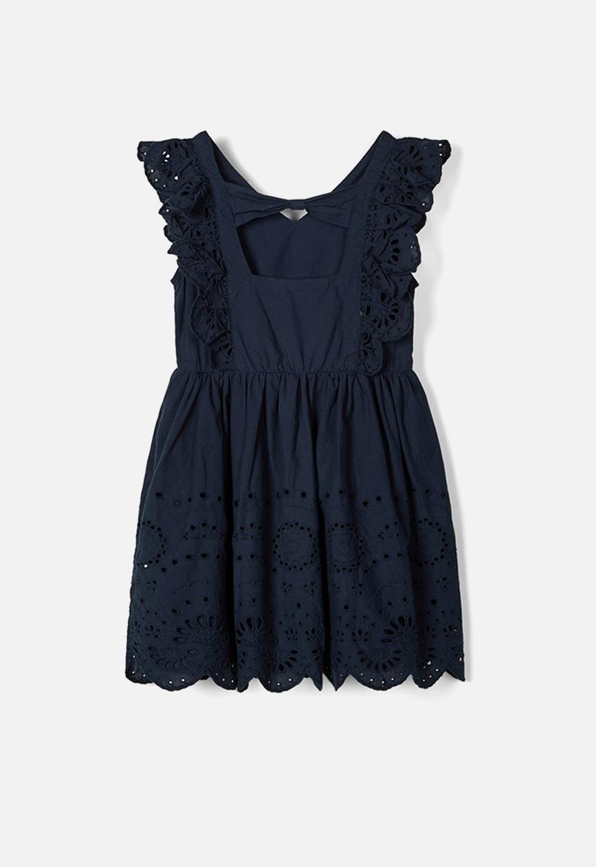 Name It - Brodery anglaise dress - navy