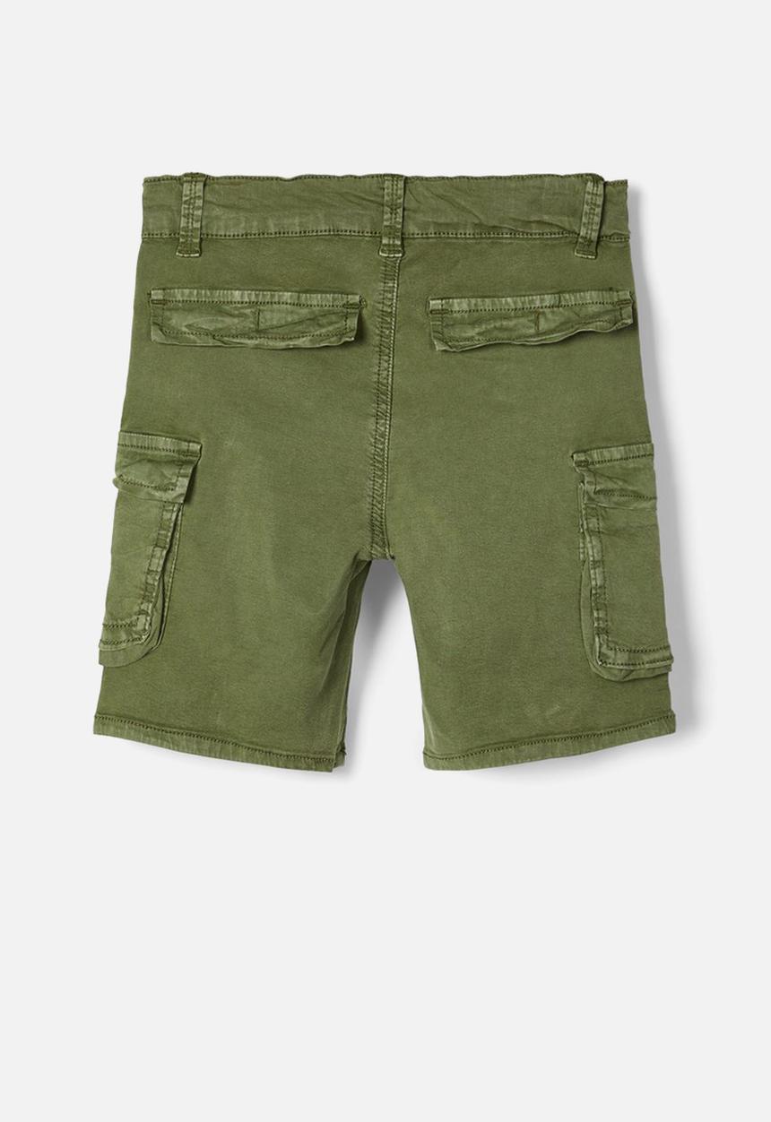 Name It - Barry twibatella cargo long short - khaki 