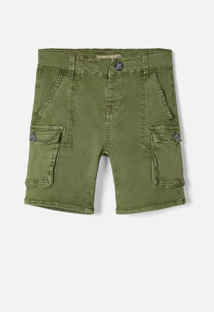 Name It - Barry twibatella cargo long short - khaki 