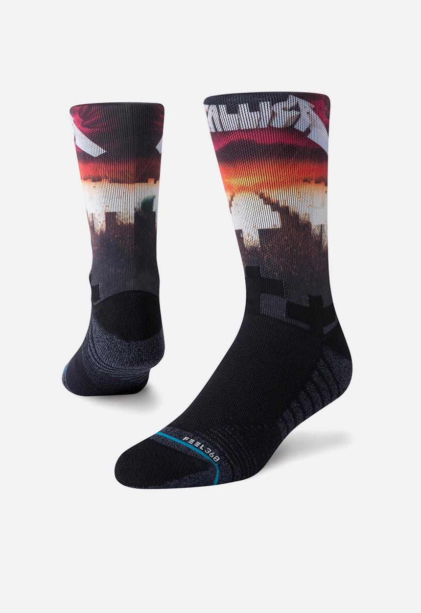 Stance Socks - Master of puppets crew sock - black
