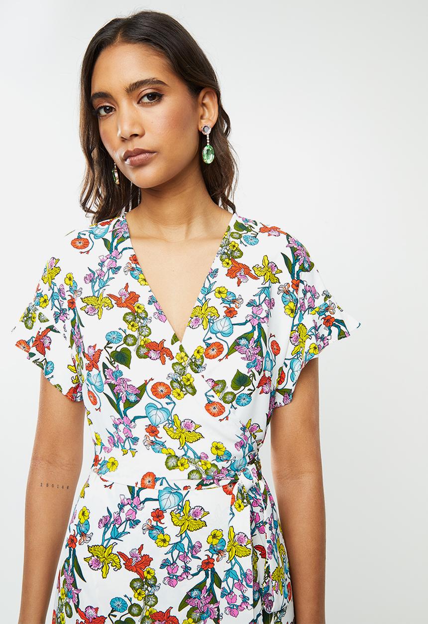 Glamorous - Tiered floral maxi - multi