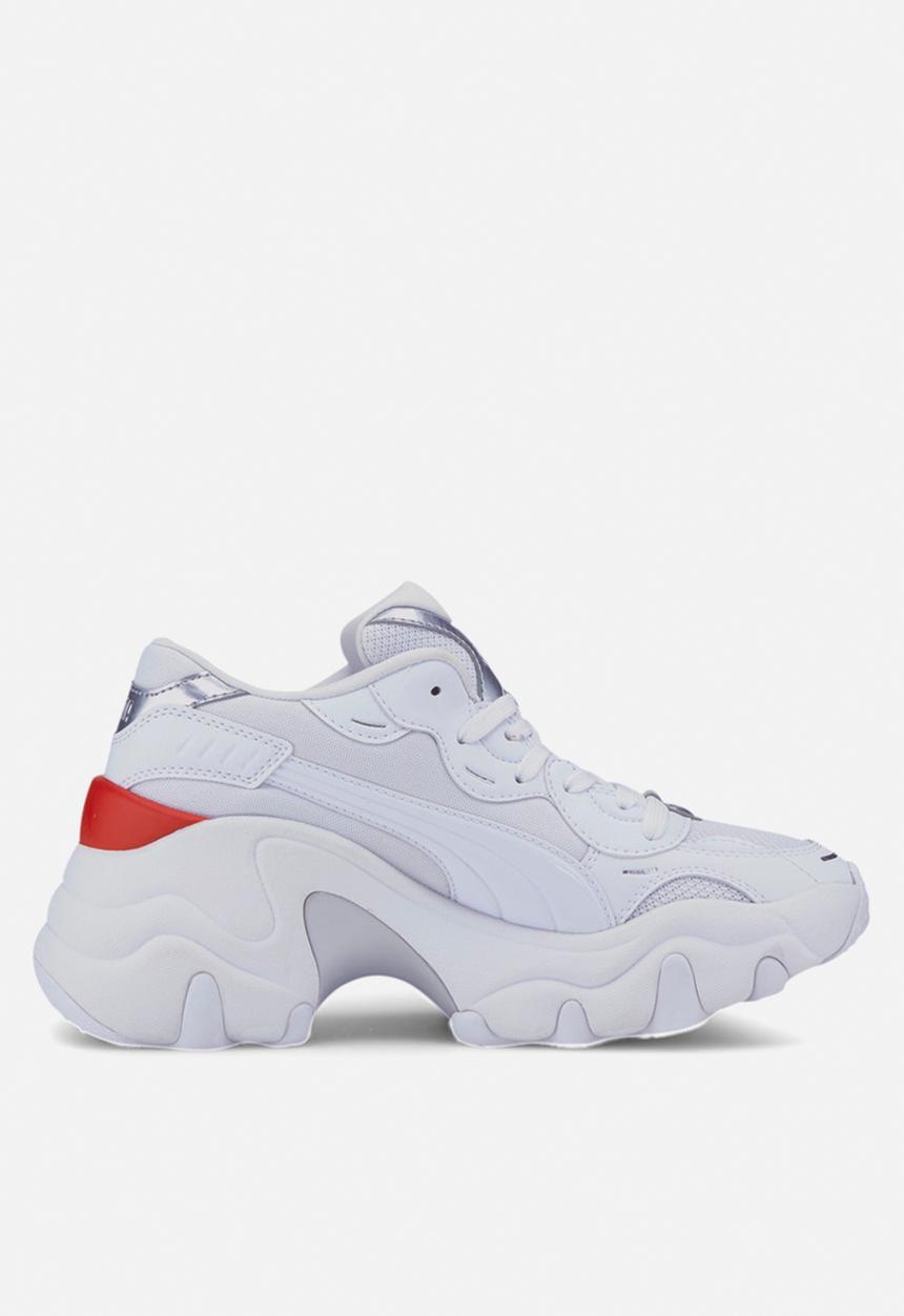 PUMA Select - Pulsar wedge tech glam - white-silver