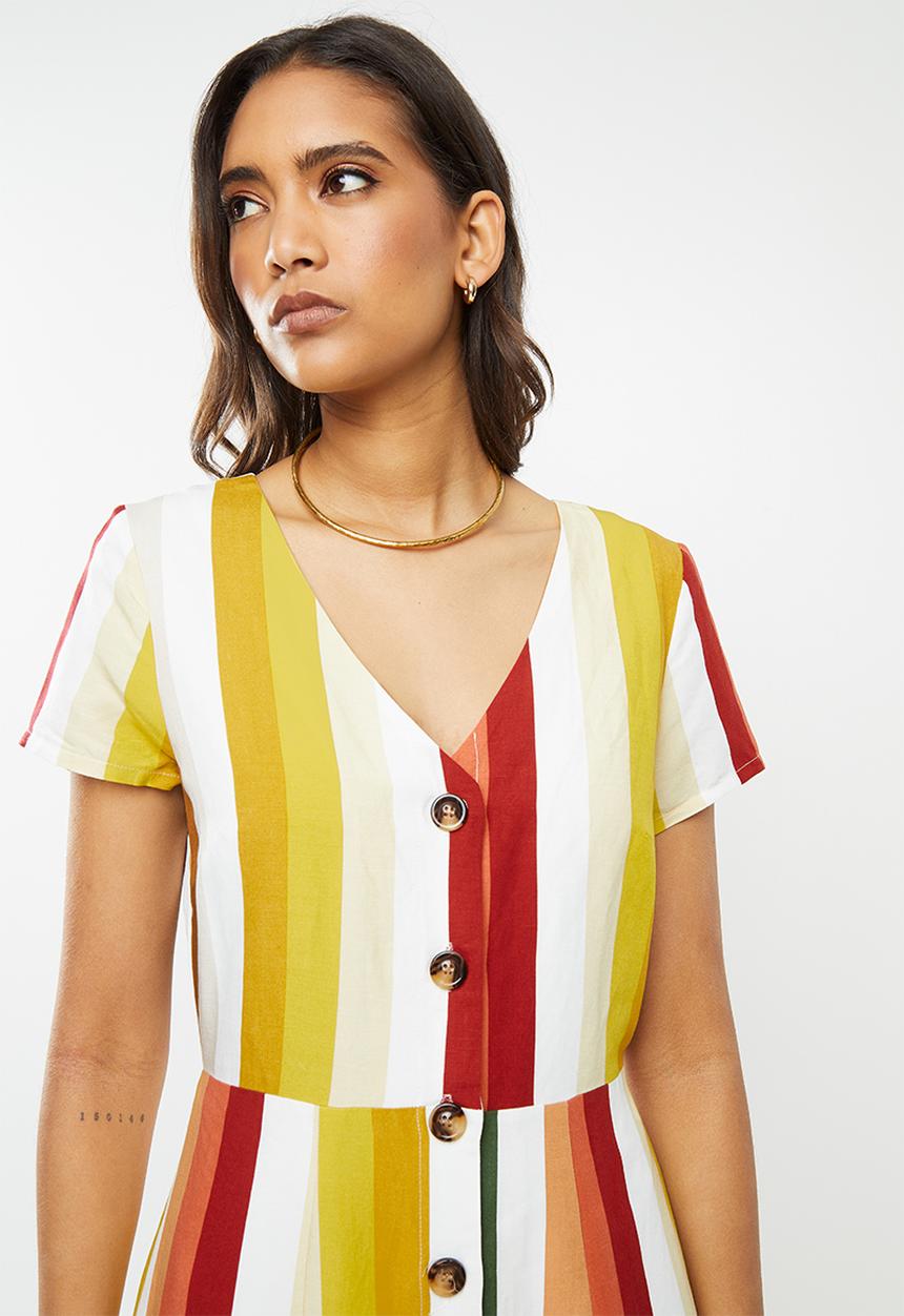 Glamorous - Button down dress - multi