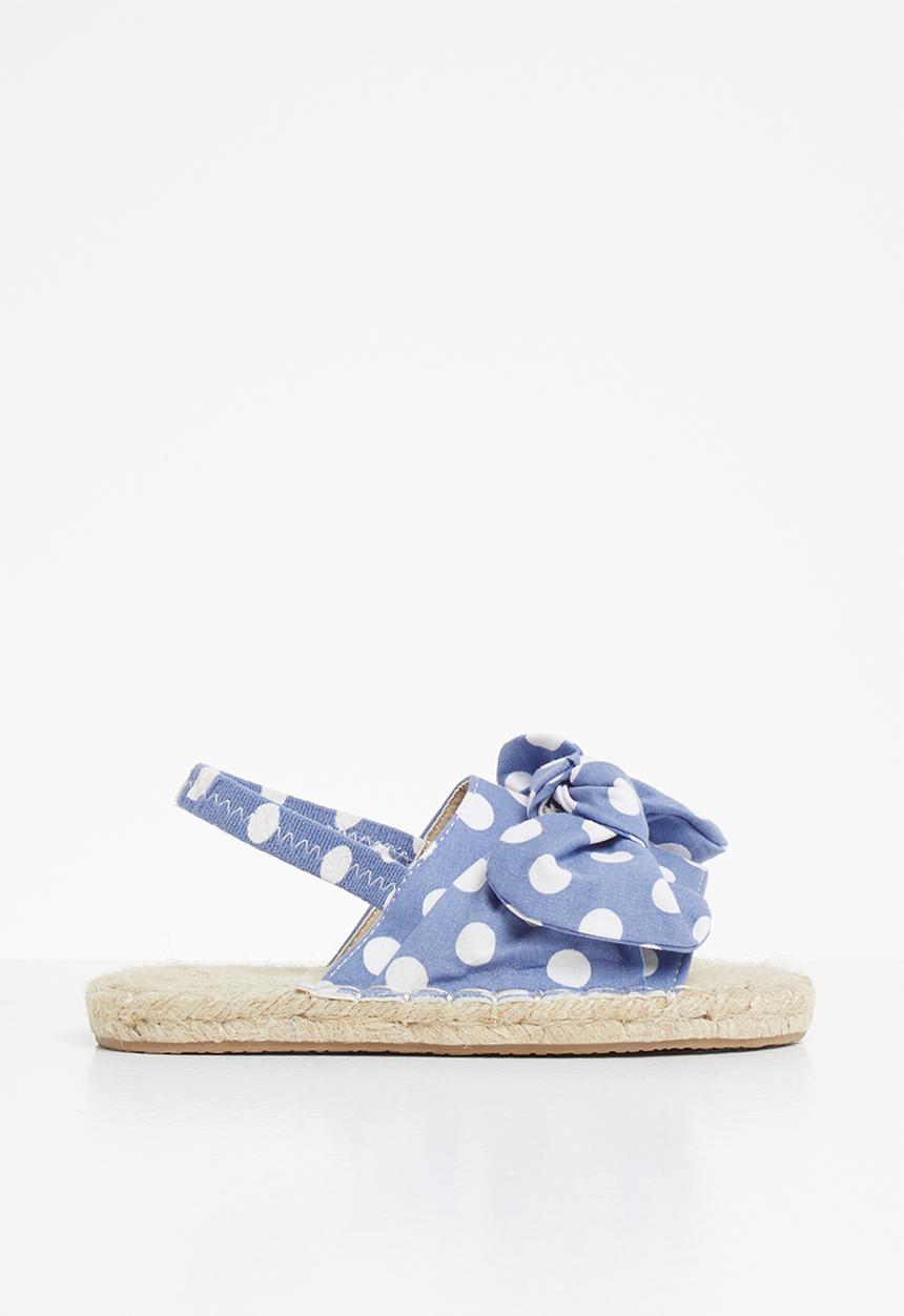 Pop Candy - Girls espadrille sandal - blue