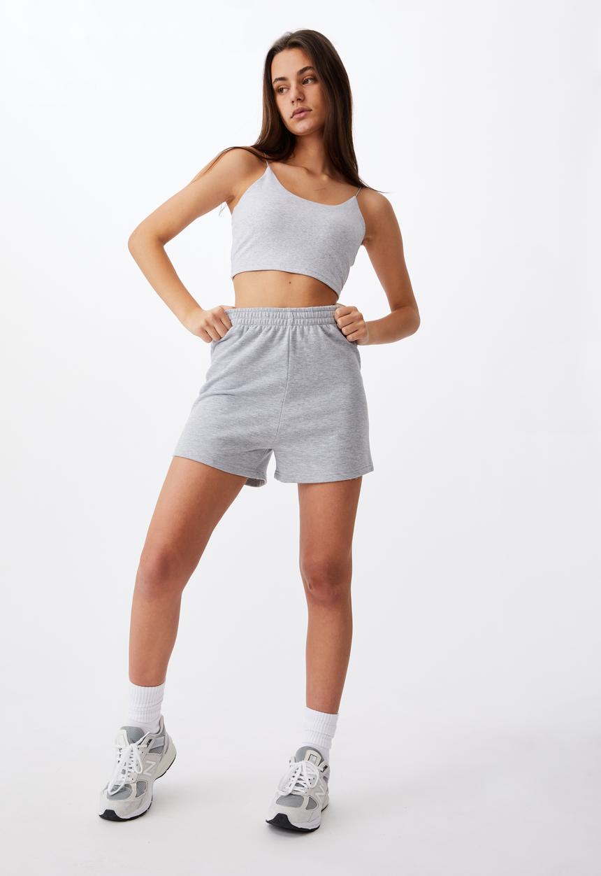 Factorie - Elastic strap tank - grey marle