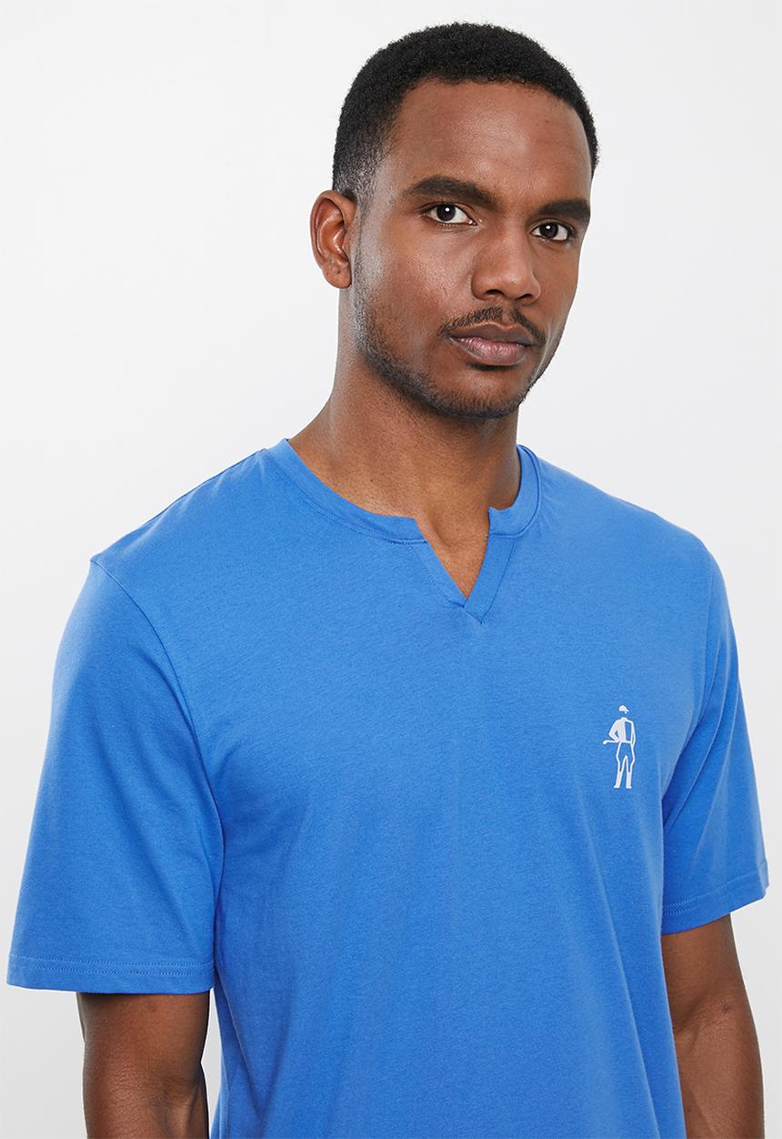 Jockey - Sleep short sleeve V-tee - blue cove