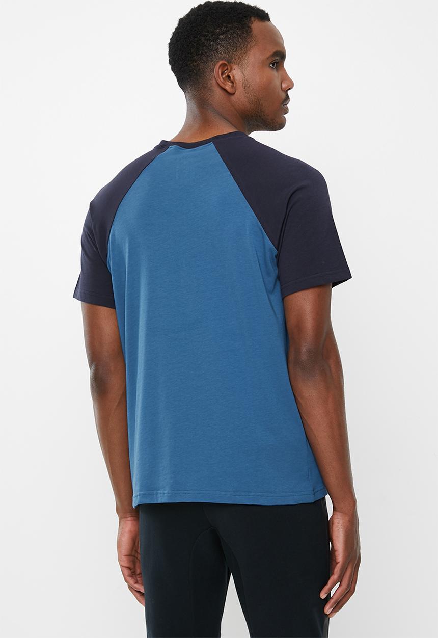 Jockey - Raglan colour blocked tee - ocean depths