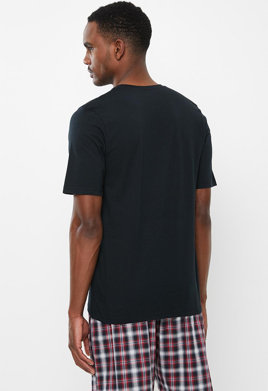 Jockey - Short sleeve V-tee - black