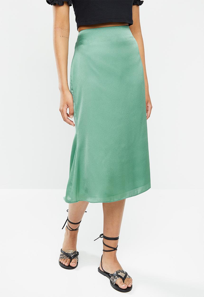 Glamorous - Slip skirt - green