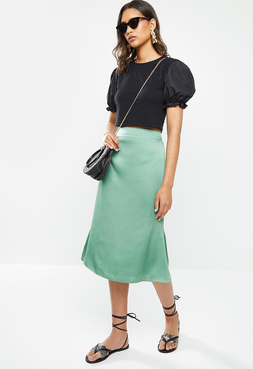 Glamorous - Slip skirt - green